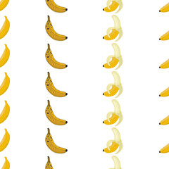 Seamless pattern background bananas.