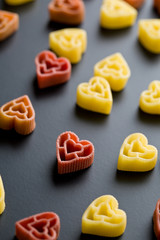 heart shaped pasta