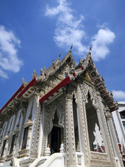 Naklejka premium Weißer Tempel, Bangkok