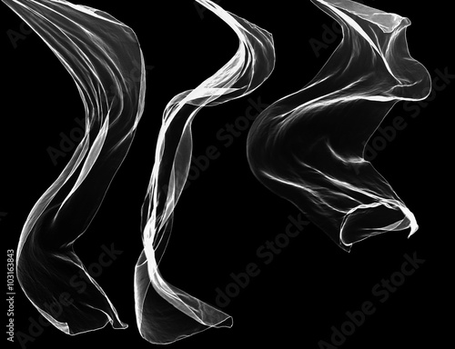 " scarf isolated on black" Stock photo and royalty-free images on