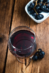 Obraz na płótnie Canvas Glass of Red Wine