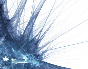 Abstract blue and white background