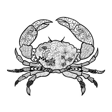 Crab doodle