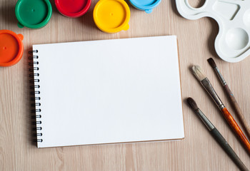 drawing tools on a desk