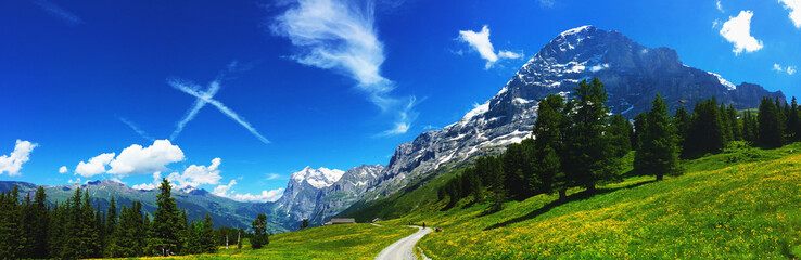 Eiger Mit Blick Auf Grindelwald