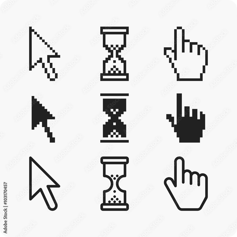 Poster mouse computer element.