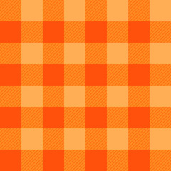 Orange Chessboard Background Vector Illustration