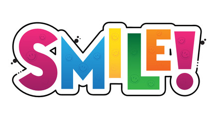 SMILE Graffiti Letters Icon