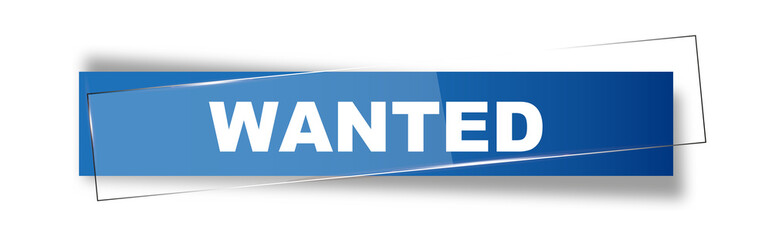 Button | Schild | Wanted