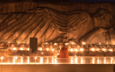 Obraz premium Faith of buddhsit Monk medition