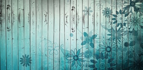 Composite image of digitally generated girly floral design