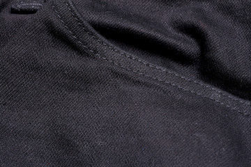 Fototapeta premium Texture of black jeans