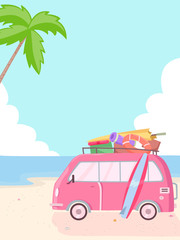 Summer Beach Van