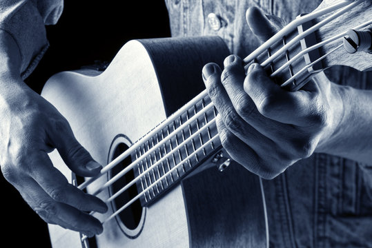 ukulele bass blue image