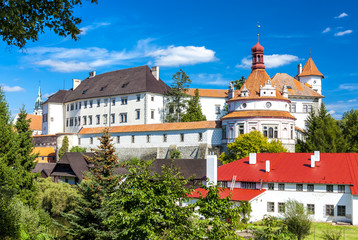 Obraz premium castle and palace of Jindrichuv Hradec, Czech Republic