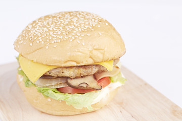 Burger pork