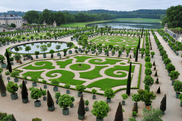 Palace Versailles, Royal Orangery.Paris, France. - obrazy, fototapety, plakaty