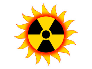Radioactive sun