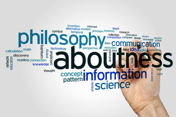 Aboutness word cloud