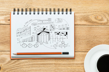 Coffee cup for fresh idea