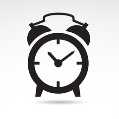 Clock vector icon.