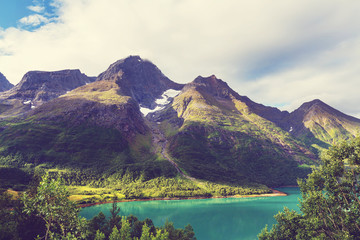 Fototapeta na wymiar Mountains in Norway