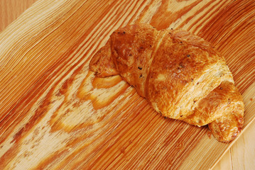 The crispy brown croissant