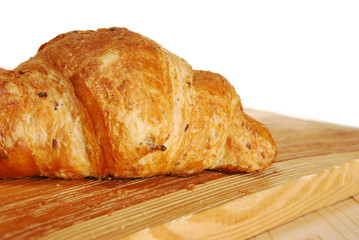 The crispy brown croissant