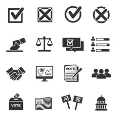 vote icon - vector icon set