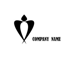 abstract sing or symbol of martlet. vector. 