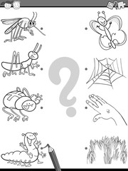 match elements coloring page