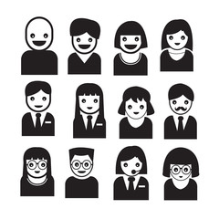 People Icon Illustration design