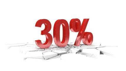 30 percent discount