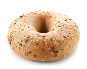 Fullgrain bagel with seeds