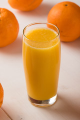 oranges with juice