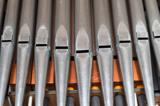 church organ pipes