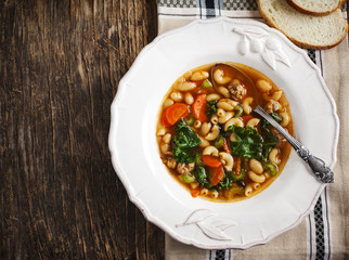 Sausage and kale soup