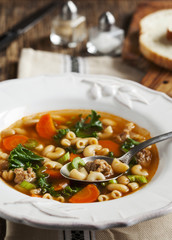 Sausage and kale soup