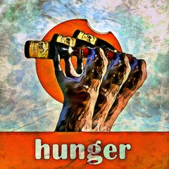 Hunger - drinking gopher