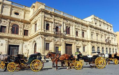Fototapeta premium Ayuntamiento de Sevilla, Andalucía, España