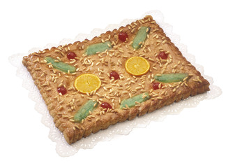 Cake with candied fruits