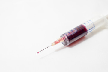 syringe blood collection to improve the patient's health
