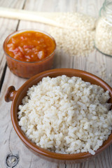 Mexican Rice - Rice cooked with tomato sauce