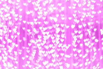 Abstract Pink bokeh backround of happy new year or christmas lig