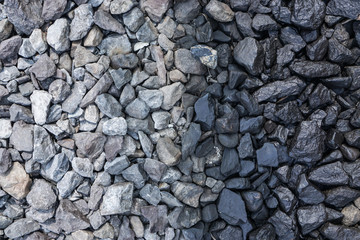 Black and white stone.