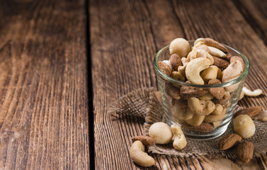 Mixed roasted and salted nuts