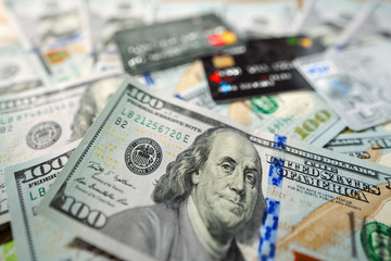 hundred-dollar cash and credit cards