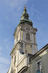 Fototapeta na wymiar Stadtpfarrkirche church in Graz, Austria