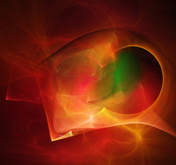 Abstract fractal background