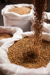 barley in big bags the brewery 
